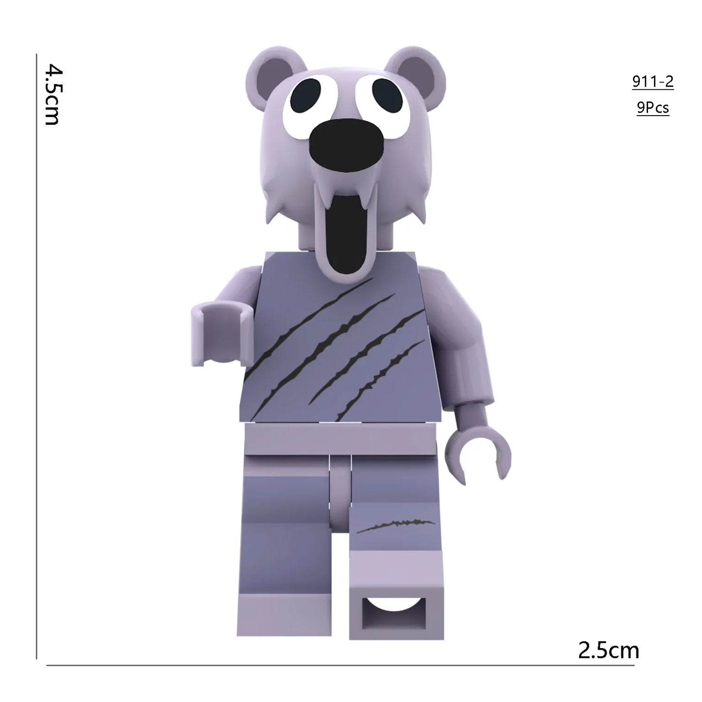 99 Nights In The Forest Purple Bear 4.5cm Building Blocks