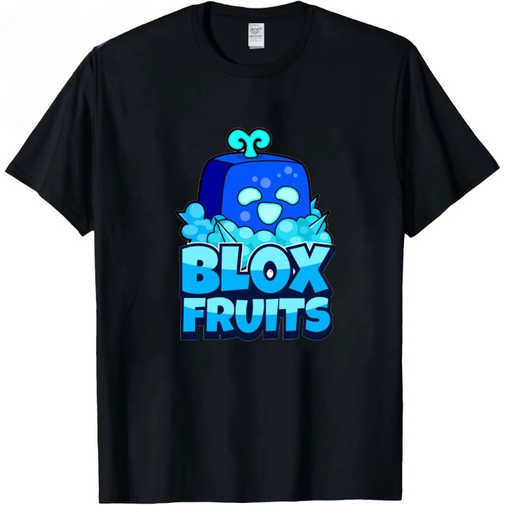 Blox Fruits Control Black T-Shirt