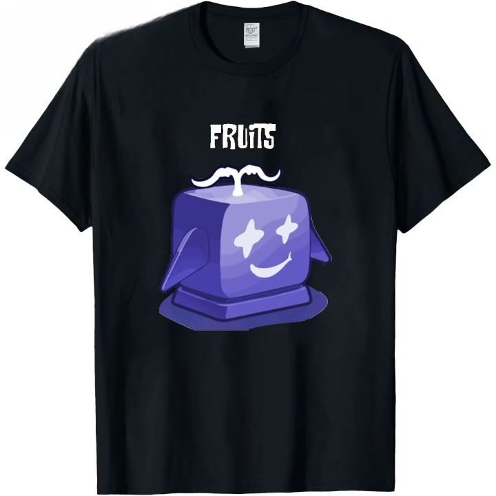 Blox Fruits Purple Diamond Black T-Shirt