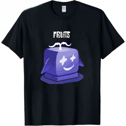 Blox Fruits Purple Diamond Black T-Shirt