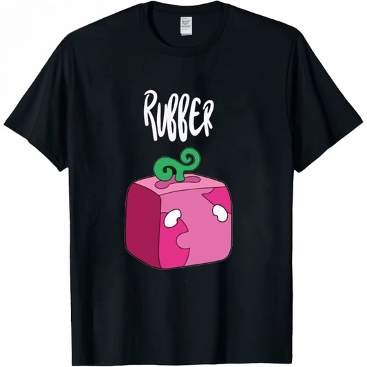 Blox Fruits Rubber Black T-Shirt