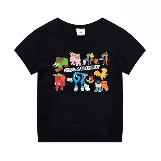Steal A Brainrot Kid T-Shirt