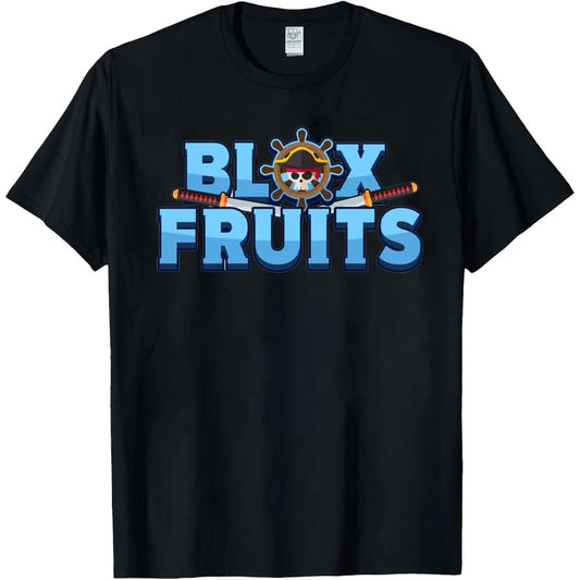 Blox Fruits Pirate Black T-Shirt