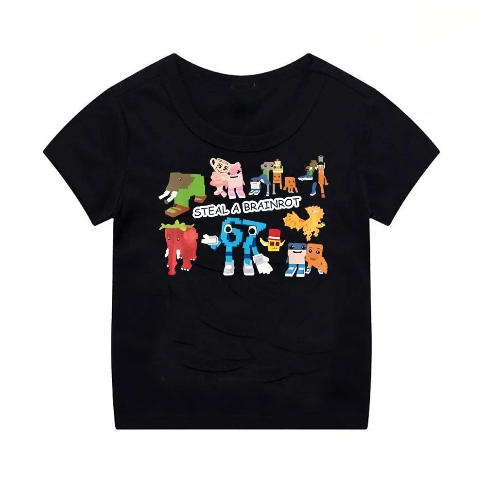 Steal A Brainrot Kid T-Shirt