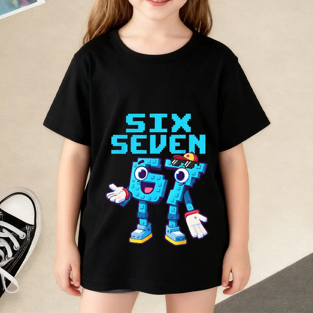 Steal A Brainrot Colorful Kid T-Shirt