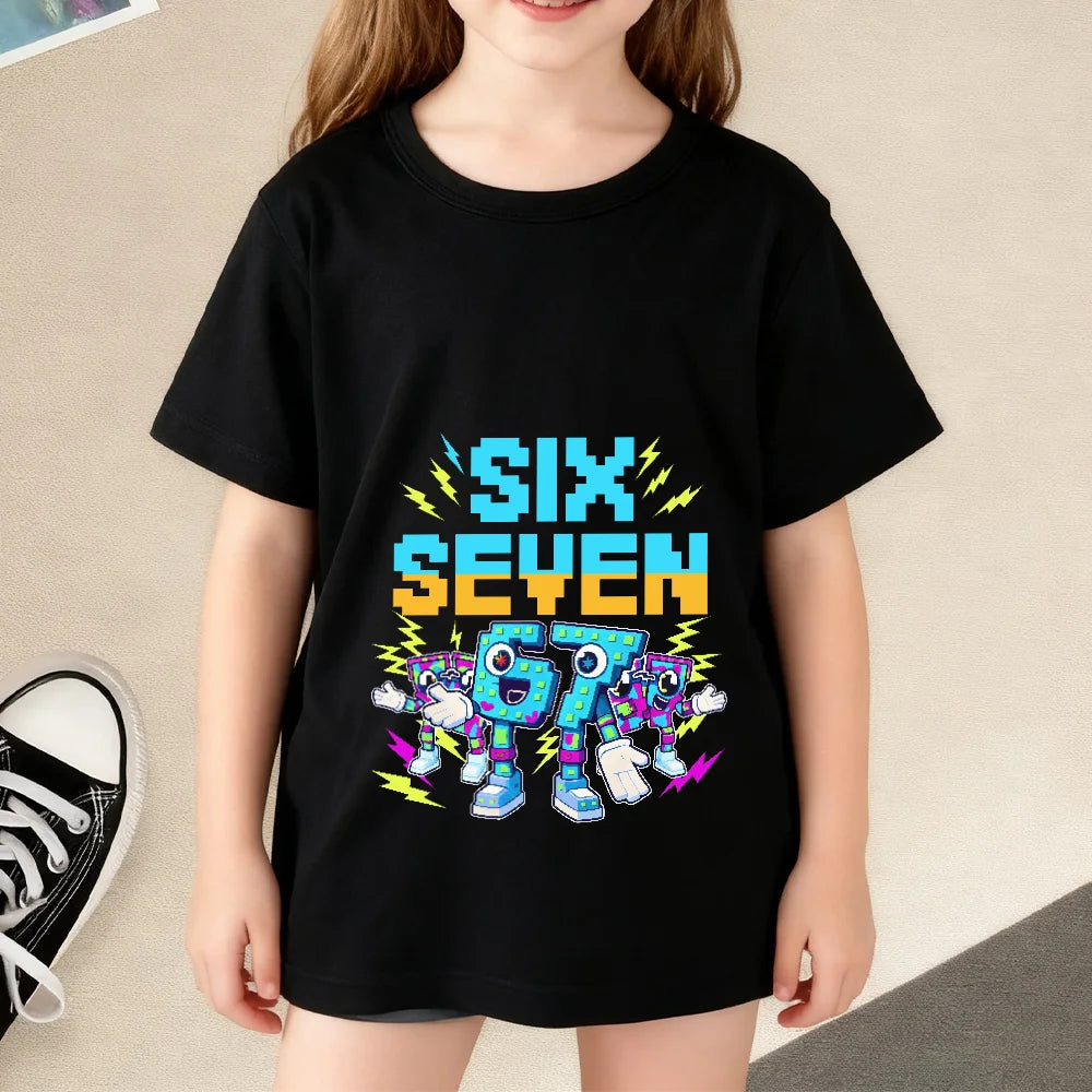 Steal A Brainrot Colorful Kid T-Shirt