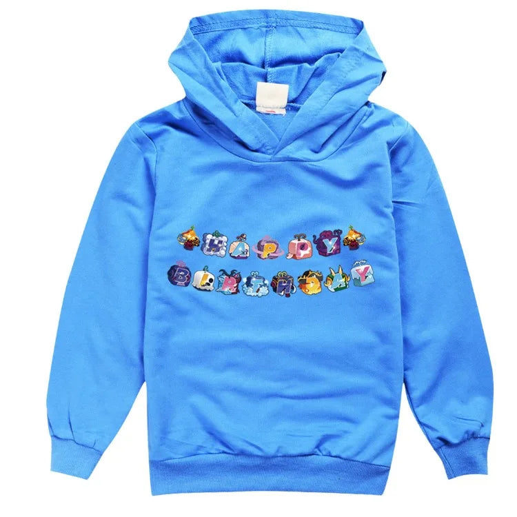 Blox Fruits Blue Hoddies