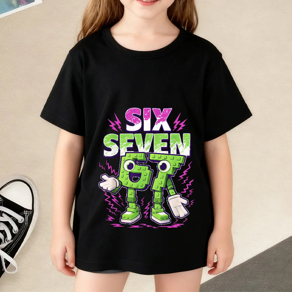 Steal A Brainrot Colorful Kid T-Shirt