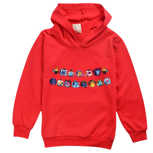 Blox Fruits Red Hoddies
