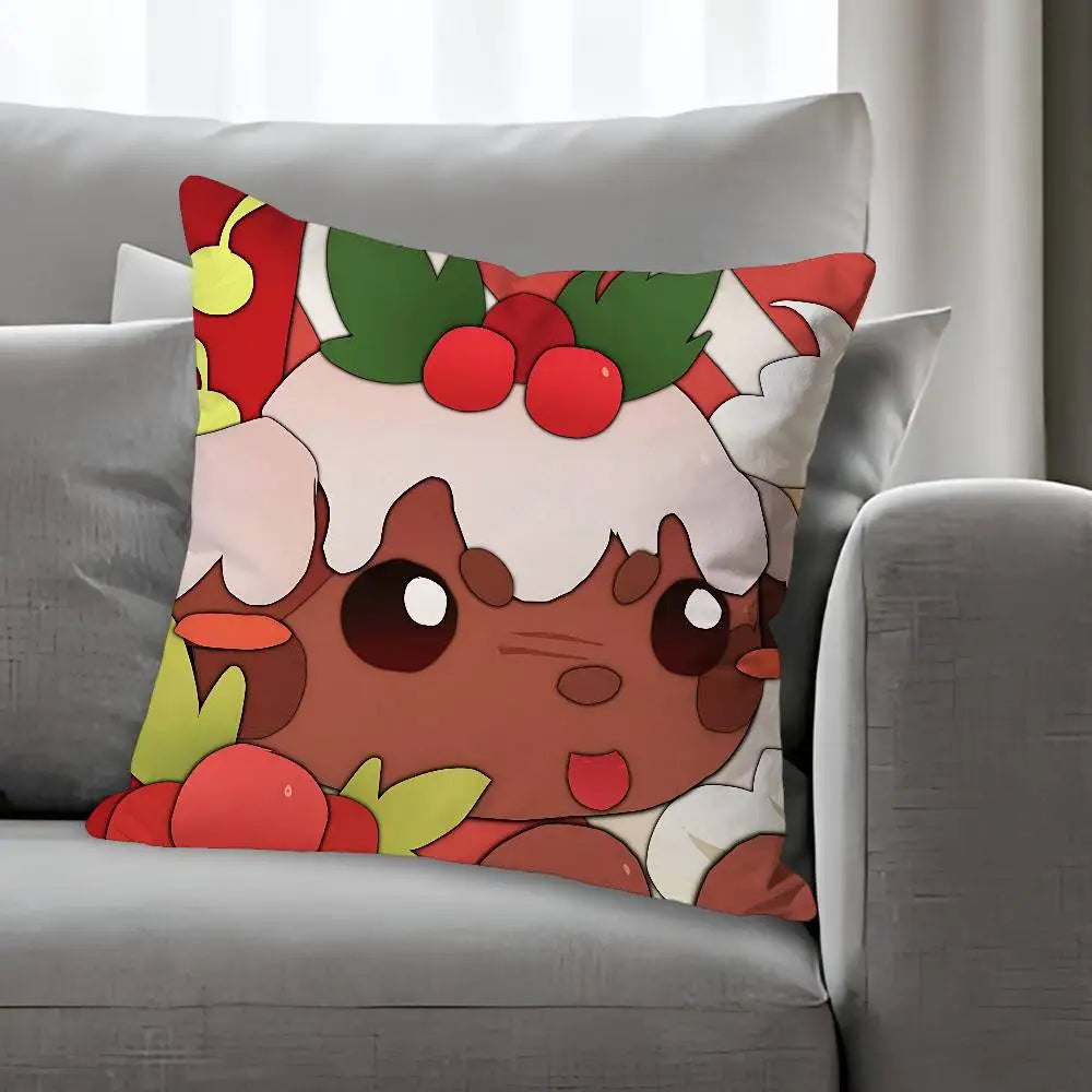 Adopt Me! Christmas Pudding Pup Pillow