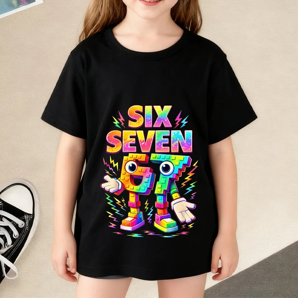 Steal A Brainrot Colorful Kid T-Shirt