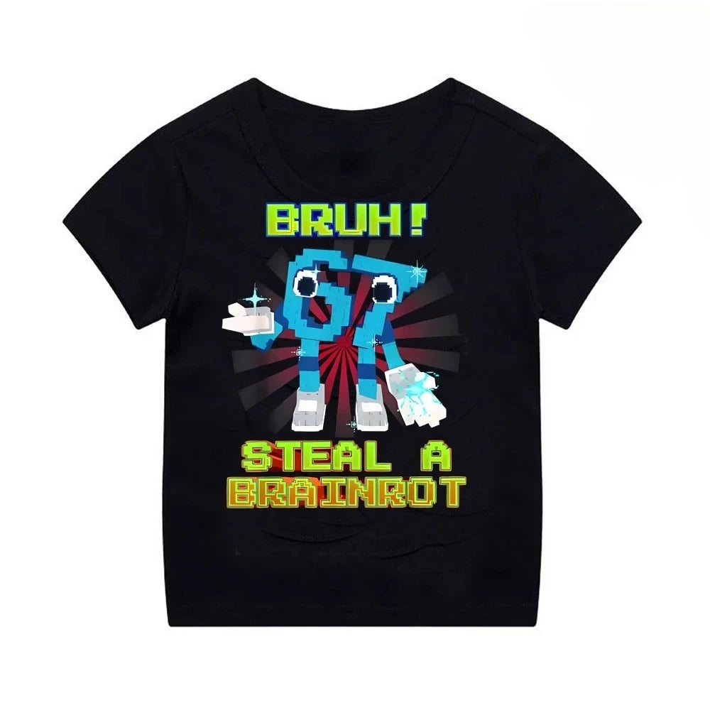 Steal A Brainrot Kid T-Shirt