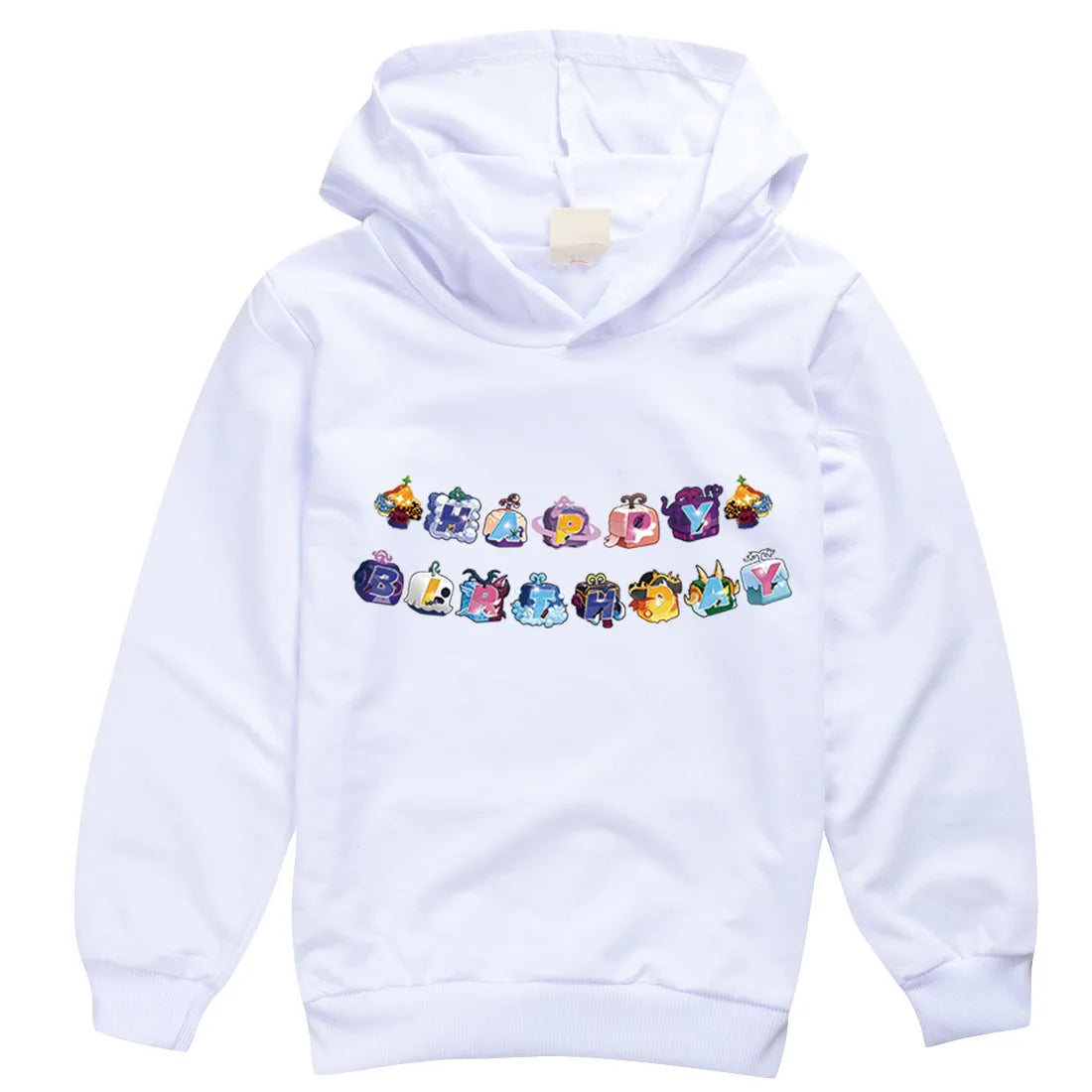 Blox Fruits White Hoddies