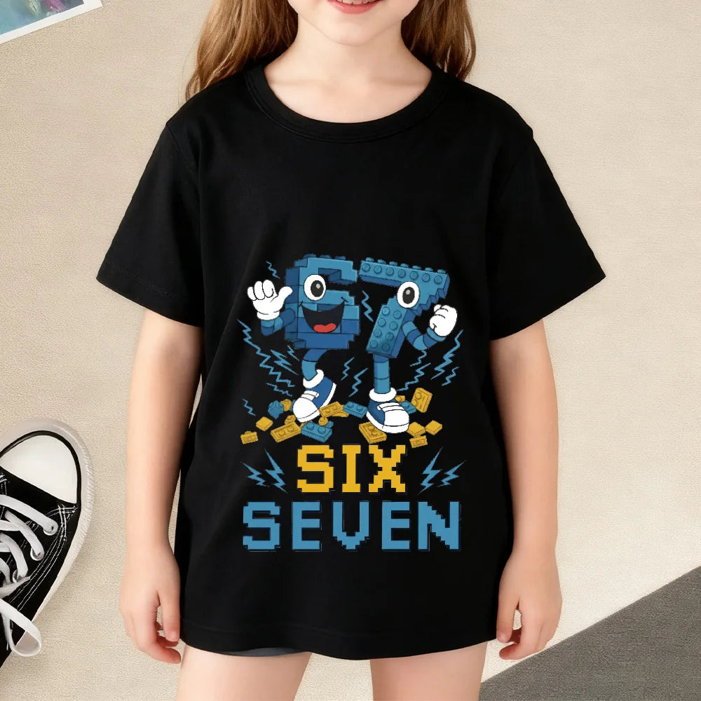 Steal A Brainrot Colorful Kid T-Shirt