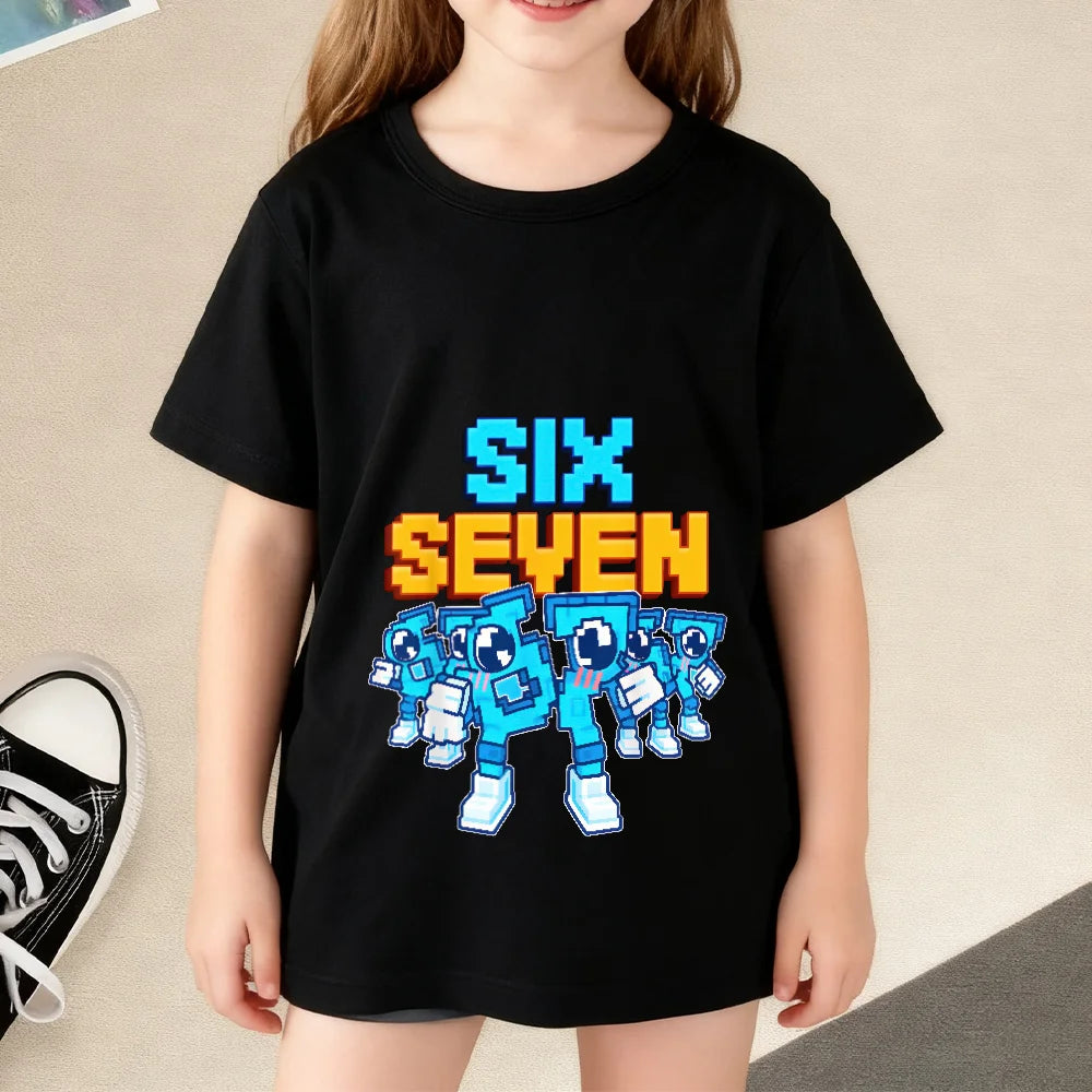Steal A Brainrot Colorful Kid T-Shirt