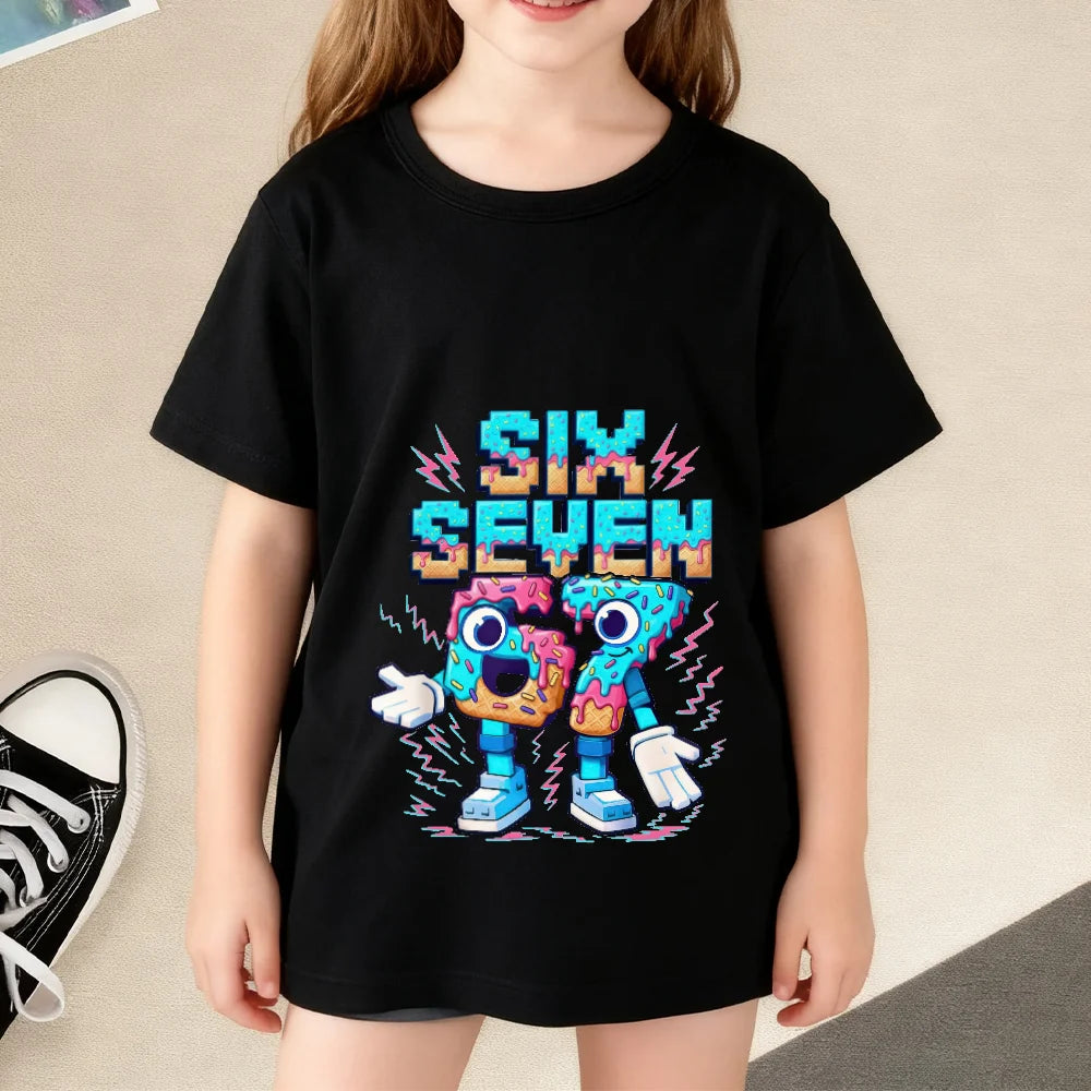 Steal A Brainrot Colorful Kid T-Shirt