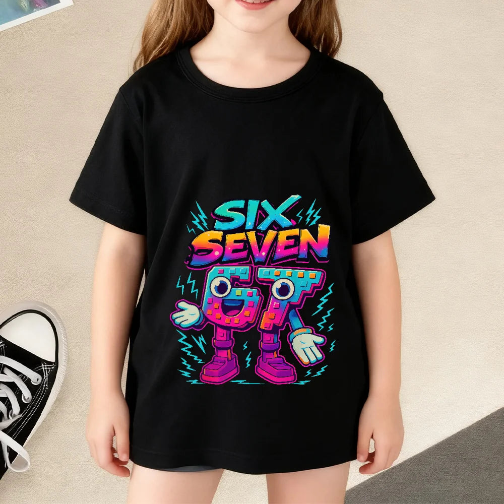 Steal A Brainrot Colorful Kid T-Shirt