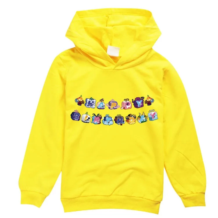 Blox Fruits Yellow Hoddies