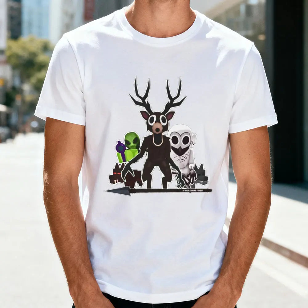 99 Nights in The Forest Colorful T-Shirt