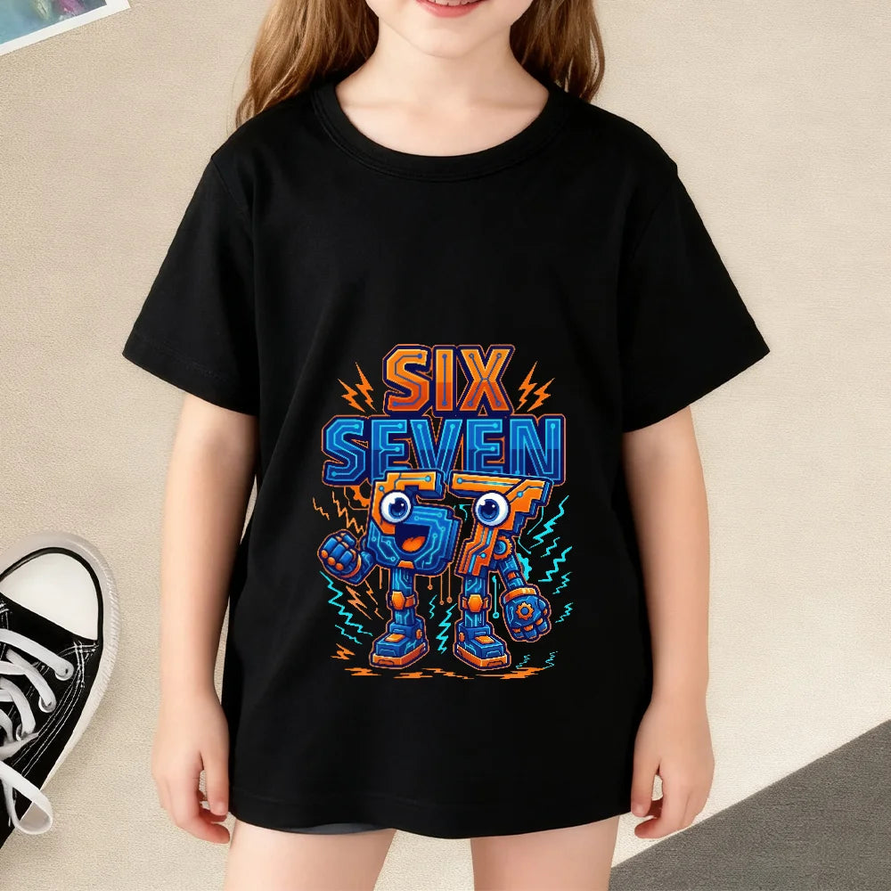 Steal A Brainrot Colorful Kid T-Shirt