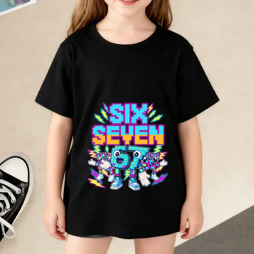 Steal A Brainrot Colorful Kid T-Shirt