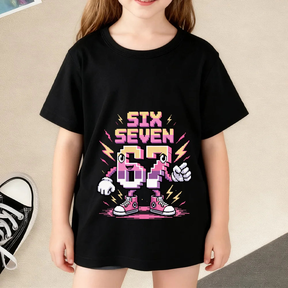Steal A Brainrot Colorful Kid T-Shirt