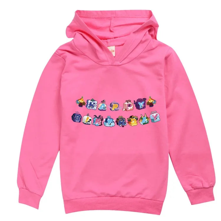 Blox Fruits Pink Hoddies