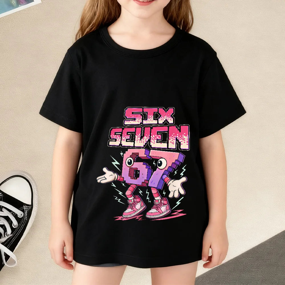 Steal A Brainrot Colorful Kid T-Shirt