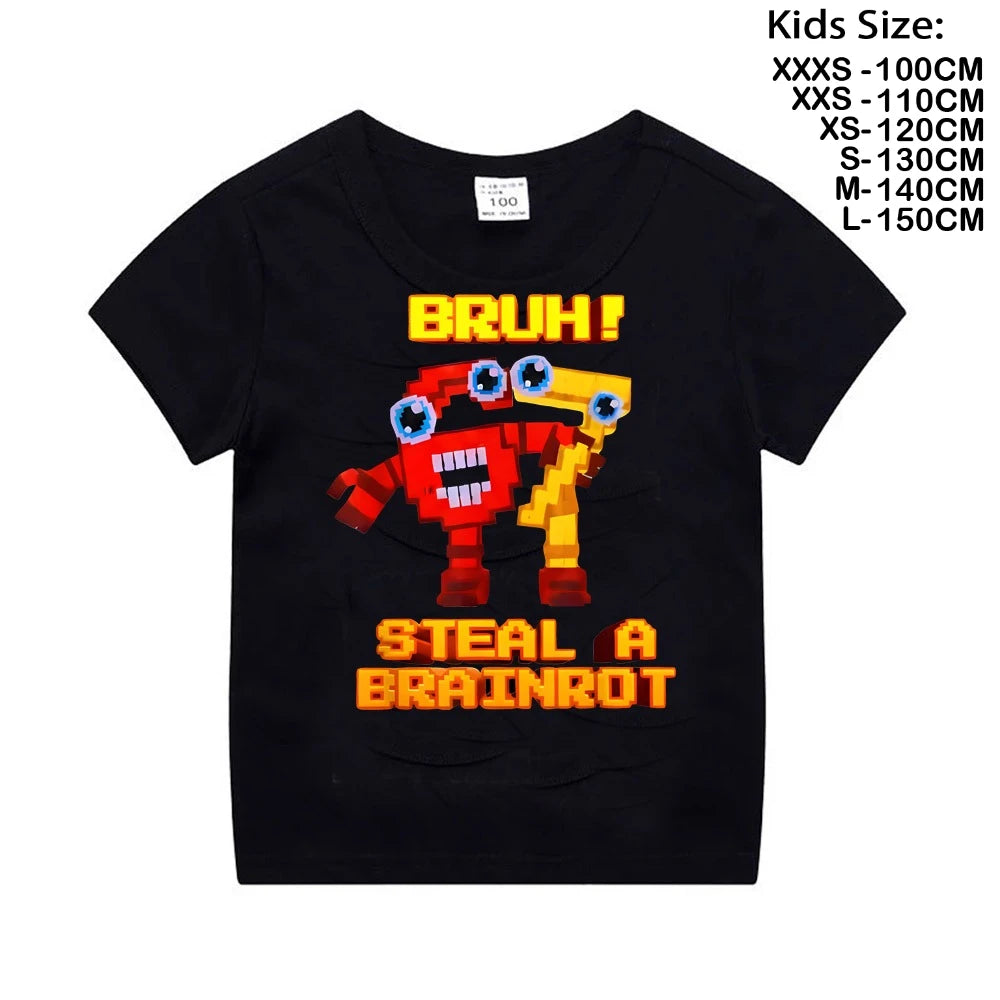 Steal A Brainrot Kid T-Shirt