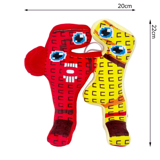 Steal A Brainrot Red Yellow 67 22cm Plush